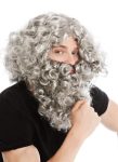 dedek mraz siva lasulja in brada