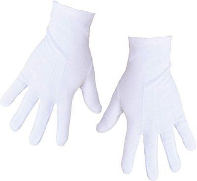 bele rokavice