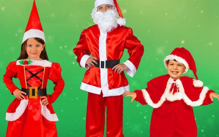 otroški božični kostumi